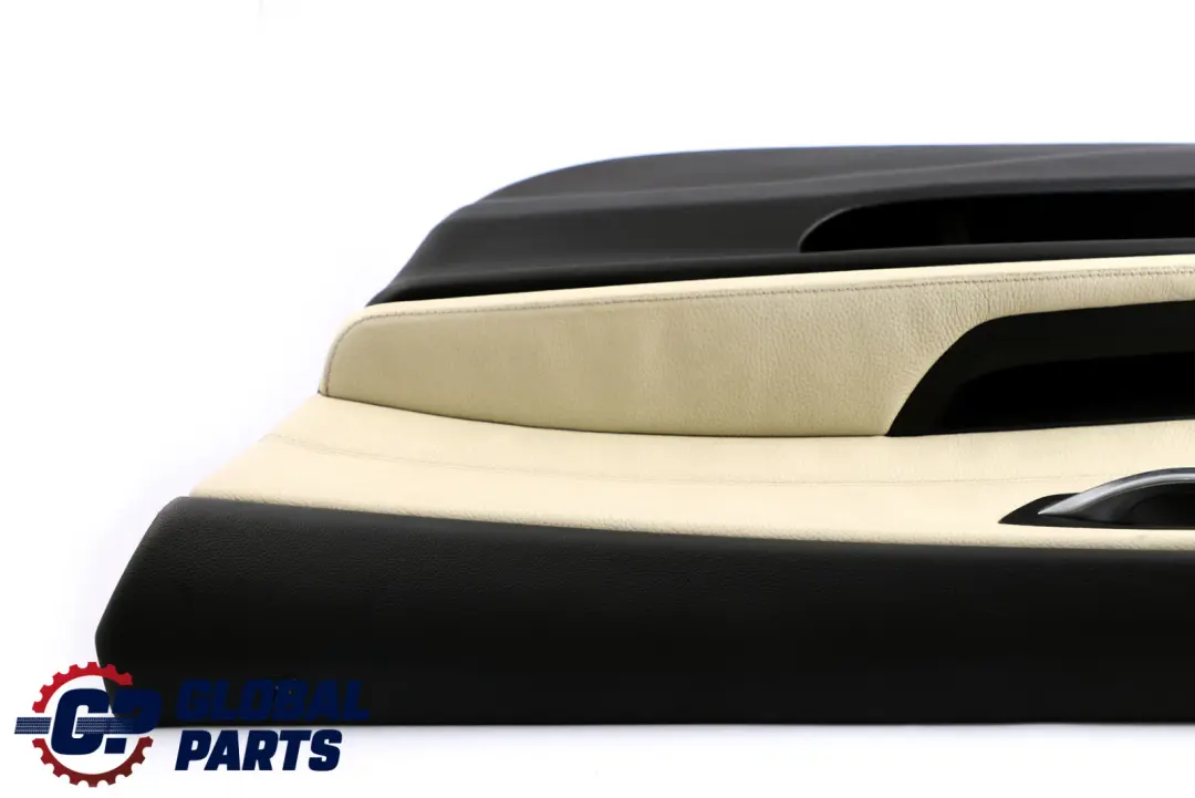 BMW 3 Series E90 E91 2 Front Right O/S Driver Door Card Panel Lemon Leather - SKU rhd-9154210-2 - Part number 9154210