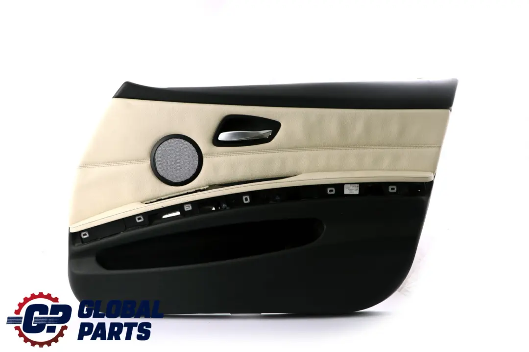 BMW 3 Series E90 E91 2 Front Right O/S Driver Door Card Panel Lemon Leather - SKU rhd-9154210-2 - Part number 9154210