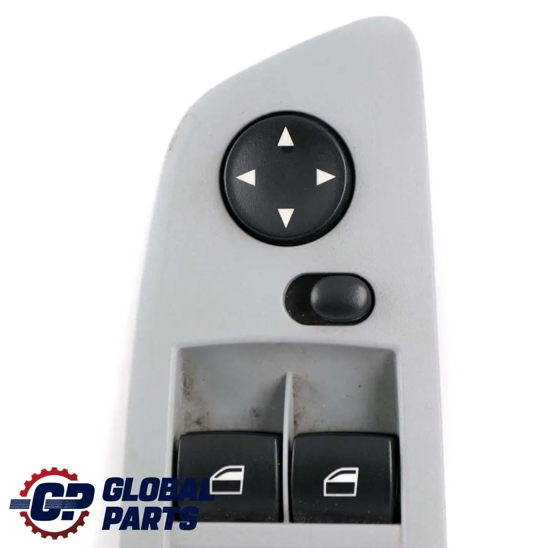 BMW 1 Series E87 LCI Switch Button Window Lifter Driver's Side Grey - SKU rhd-9155500 - Part number 9155500