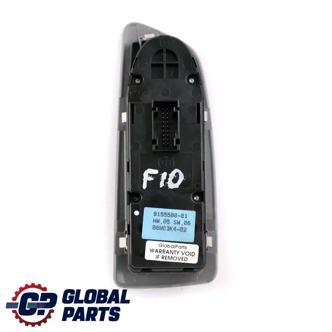 Switch Button Window Lifter Driver's Side Grey to BMW 1 Series E87 LCI with Part number 9155500 BMW 1 Series E87 LCI Switch Button Window Lifter Driver's Side Grey - SKU rhd-9155500 - Part number 9155500