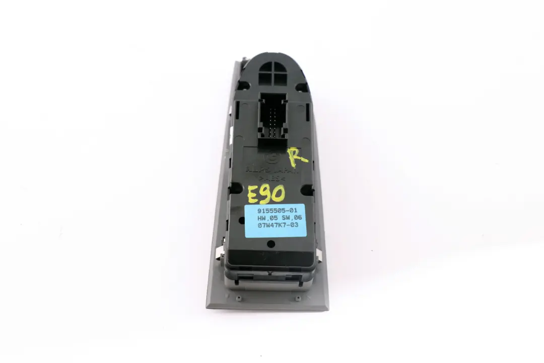 BMW 3 Series E90 E91 Switch Window Lifter Driver's Side Right O/S Grey - SKU RHD-9155505 - Part number 9155505