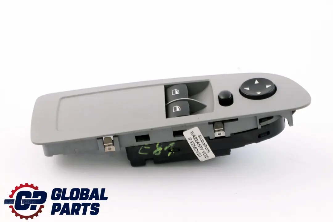 BMW 1 Series E81 E82 Switch Window Lifter Driver's Side Right O/S Grey 9155526 - SKU rhd-9155526 - Part number 61319155526