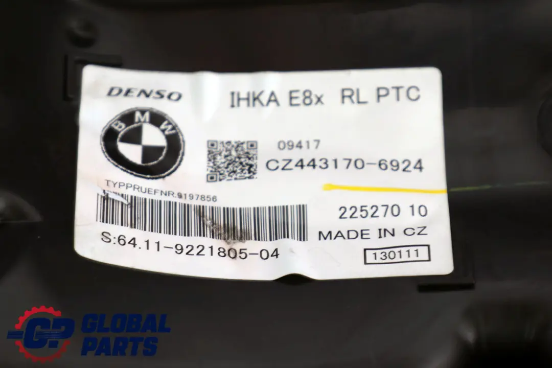 BMW X1 Series E84 Heater Air Conditioning Matrix Housing Diesel - SKU rhd-9155888 - Part number 9155888