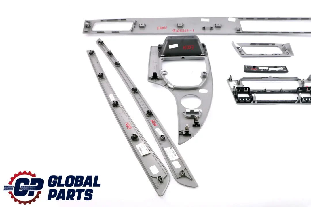 Decorative Strip Dashboard Interior Trim Set Spacegrau to BMW 5 Series 1 E60 LCI with Part number 9165257 BMW 5 Series 1 E60 LCI Decorative Strip Dashboard Interior Trim Set Spacegrau - SKU rhd-9165257-1 - Part number 9165257