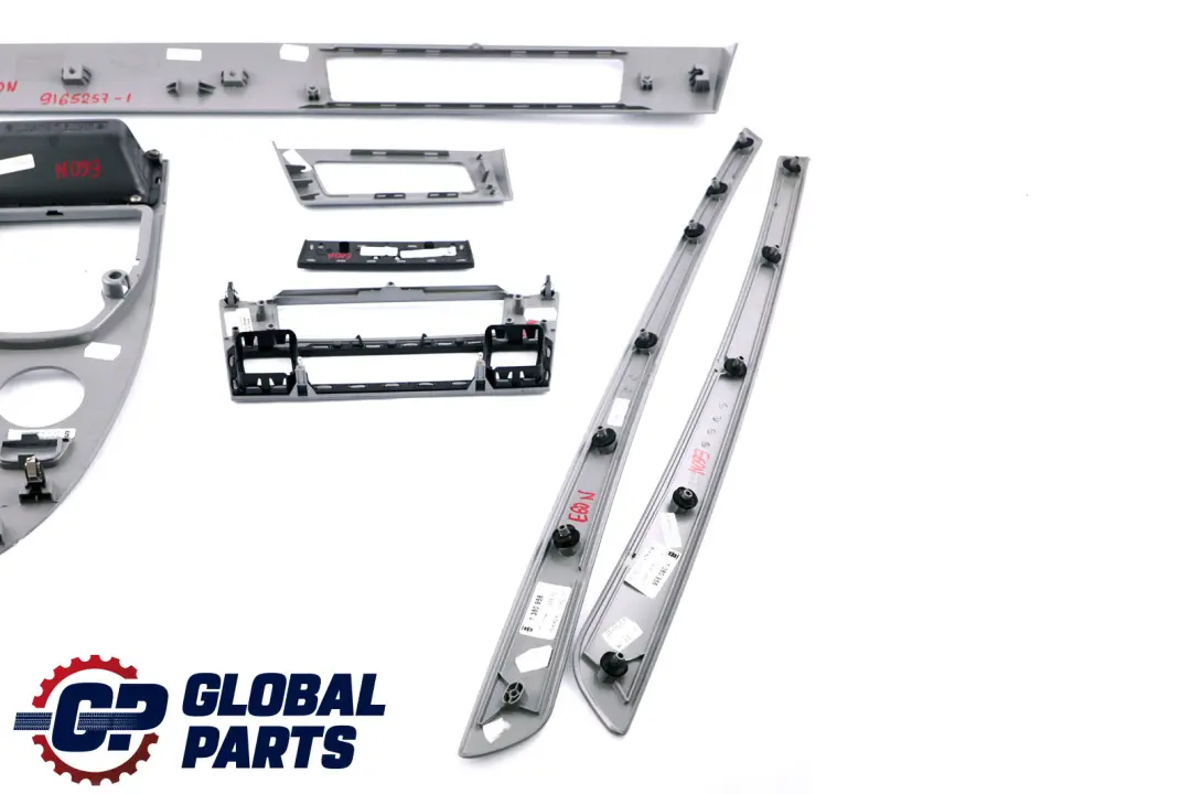 Decorative Strip Dashboard Interior Trim Set Spacegrau to BMW 5 Series 1 E60 LCI with Part number 9165257 BMW 5 Series 1 E60 LCI Decorative Strip Dashboard Interior Trim Set Spacegrau - SKU rhd-9165257-1 - Part number 9165257