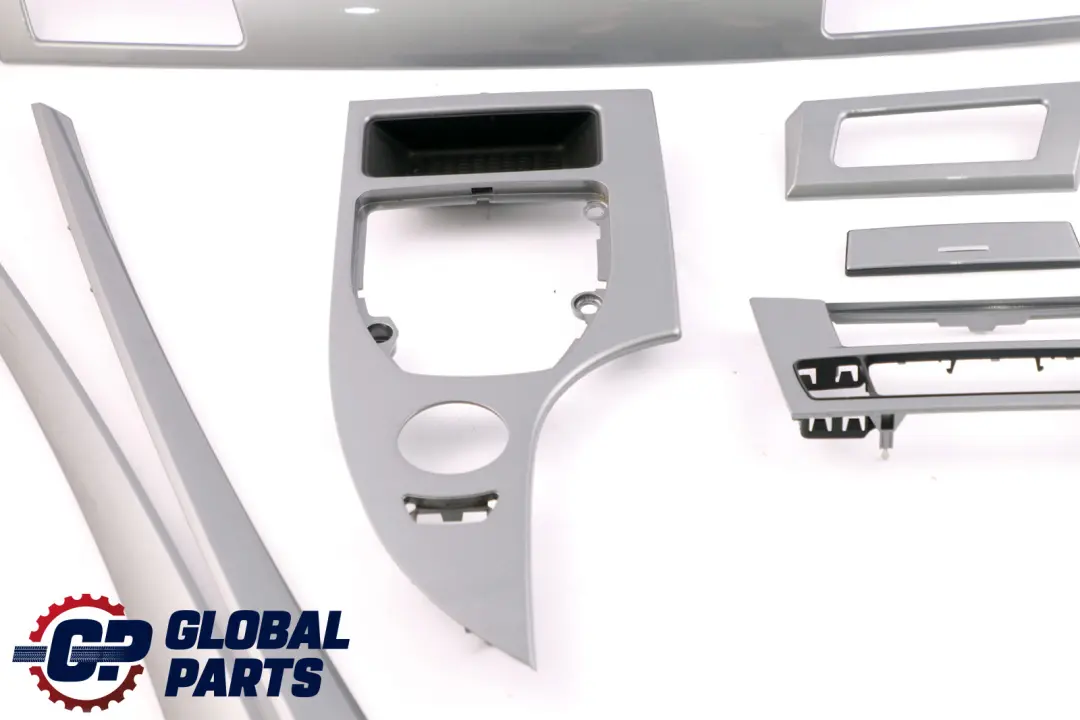 Decorative Strip Dashboard Interior Trim Set Spacegrau to BMW 5 Series 1 E60 LCI with Part number 9165257 BMW 5 Series 1 E60 LCI Decorative Strip Dashboard Interior Trim Set Spacegrau - SKU rhd-9165257-1 - Part number 9165257