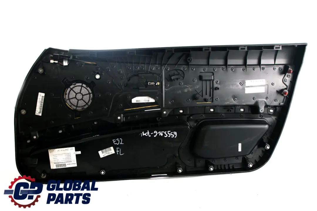 BMW 3 E92 Coupe Front Left N/S Door Card Cloth Alcantara Lining Trim Panel - SKU rhd-9165559 - Part number 9165559