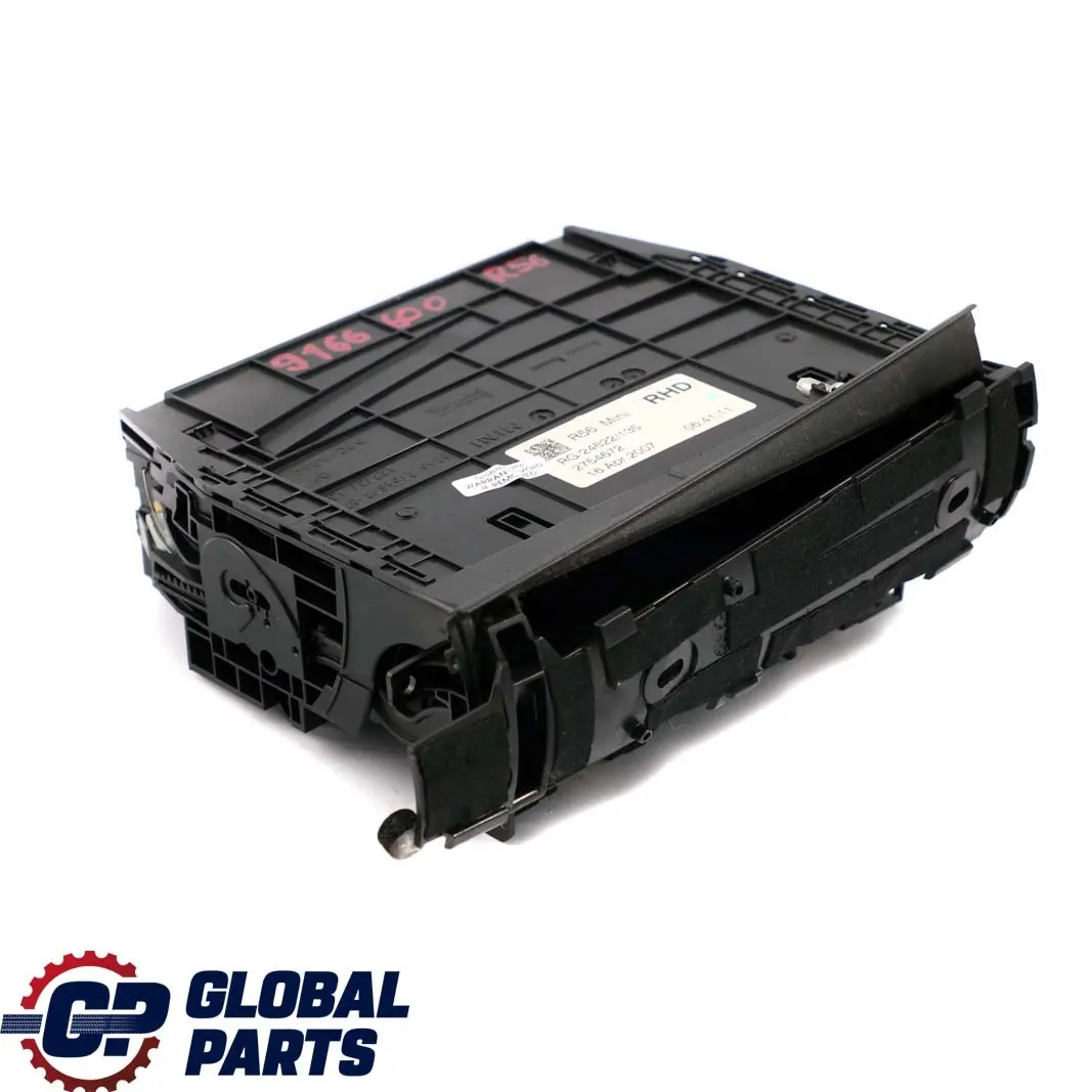 MINI Cooper R55 R56 R57 LCI Carrier CD Changer Storage Compartment Panel - SKU rhd-9166600 - Part number 9166600