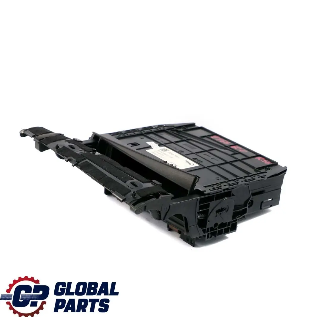 MINI Cooper R55 R56 R57 LCI Carrier CD Changer Storage Compartment Panel - SKU rhd-9166600 - Part number 9166600