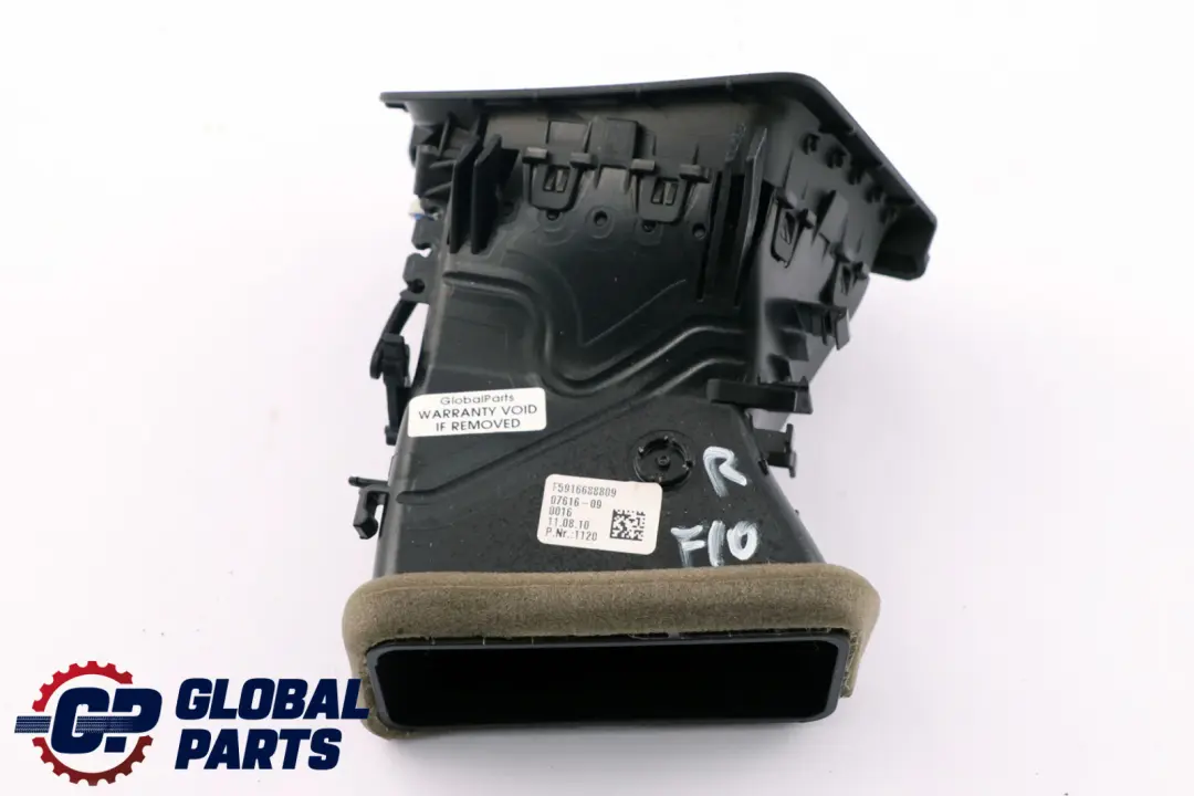 Fresh Air Grille Dash Vent Right O/S to BMW 5 Series F10 F11 LCI with Part number 9166888 BMW 5 Series F10 F11 LCI Fresh Air Grille Dash Vent Right O/S - SKU rhd-9166888 - Part number 9166888