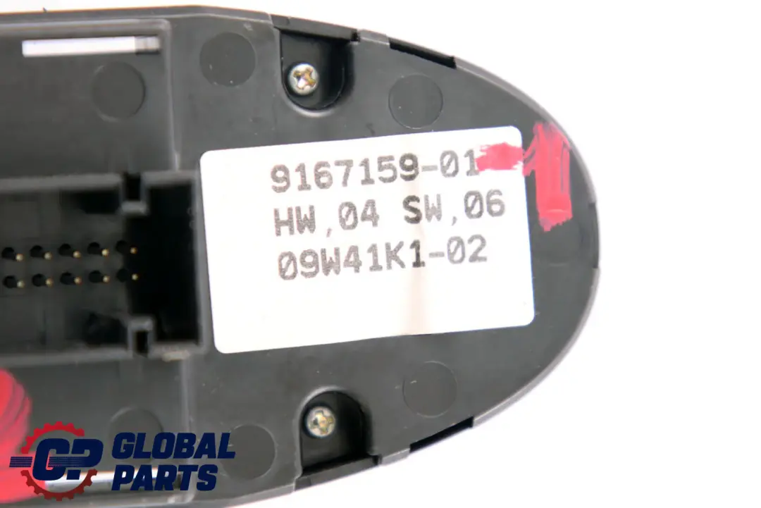 BMW 1 Series E81 E82 Switch Window Lifter Driver's Side Power Folding Right O/S - SKU rhd-9167159-1 - Part number 9167159