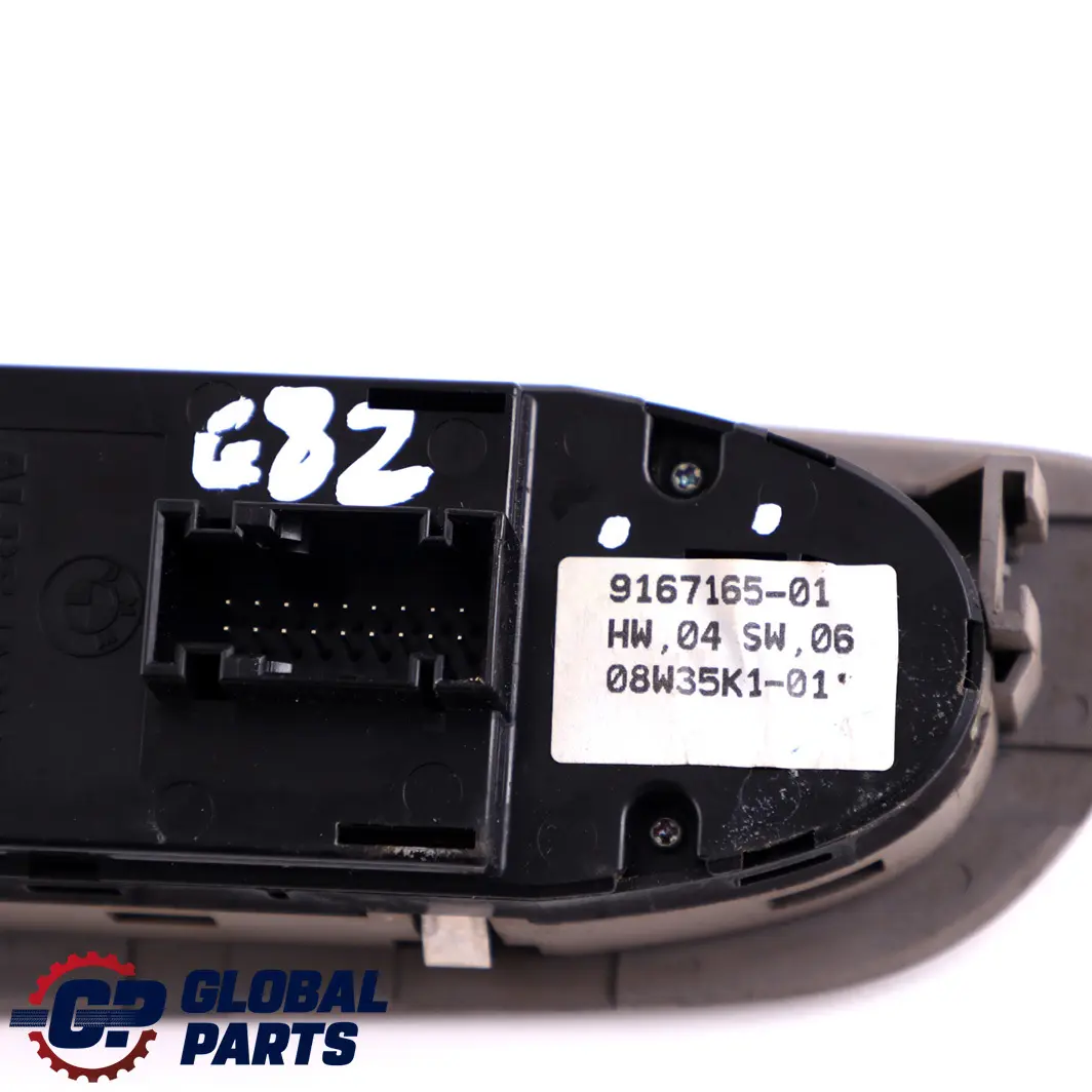 Driver's Side Window Lifter Switch Power Fold Auto Dip to BMW 1 E81 E82 with Part number 9167165 BMW 1 E81 E82 Driver's Side Window Lifter Switch Power Fold Auto Dip - SKU rhd-9167165 - Part number 9167165