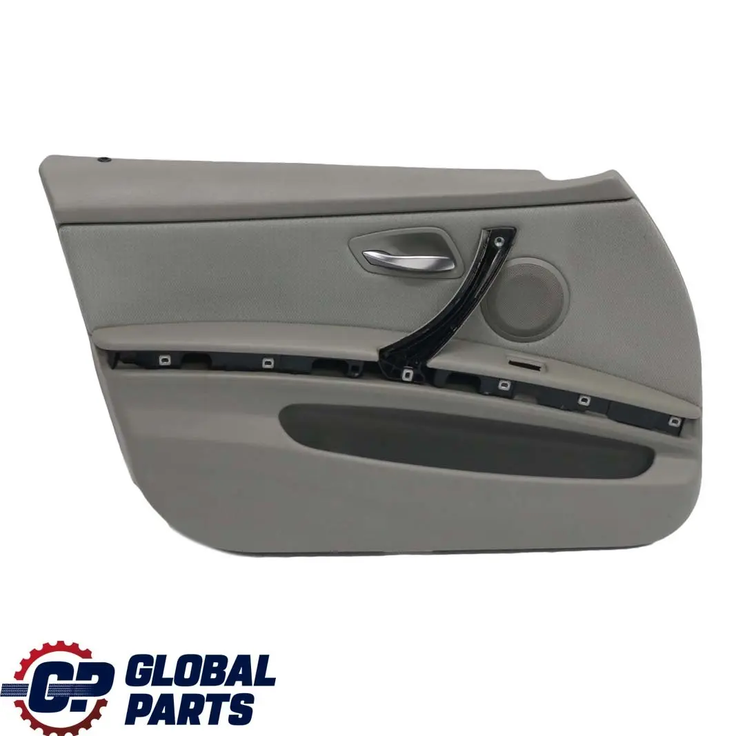 BMW 3 Series E90 E91 LCI Front Left Door Card N/S Grey Cloth Vertex Trim Panel - SKU rhd-9167795 - Part number 9167795