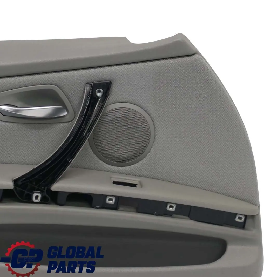 BMW 3 Series E90 E91 LCI Front Left Door Card N/S Grey Cloth Vertex Trim Panel - SKU rhd-9167795 - Part number 9167795