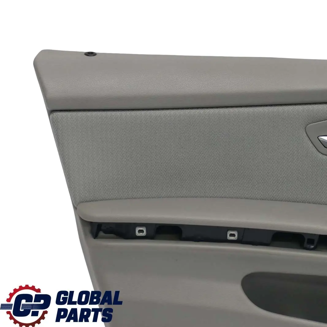 BMW 3 Series E90 E91 LCI Front Left Door Card N/S Grey Cloth Vertex Trim Panel - SKU rhd-9167795 - Part number 9167795