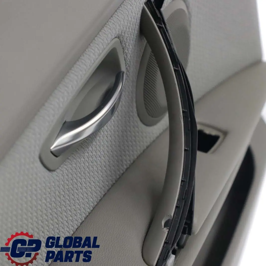 Front Left Door Card N/S Grey Cloth Vertex Trim Panel to BMW 3 Series E90 E91 LCI with Part number 9167795 BMW 3 Series E90 E91 LCI Front Left Door Card N/S Grey Cloth Vertex Trim Panel - SKU rhd-9167795 - Part number 9167795