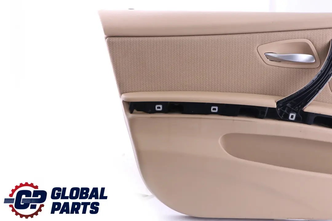 Front Left Door N/S Card Panel Beige Cloth Vertex to BMW 3 Series E90 E91 LCI 1 with Part number 9167799 BMW 3 Series E90 E91 LCI 1 Front Left Door N/S Card Panel Beige Cloth Vertex - SKU rhd-9167799-1 - Part number 9167799