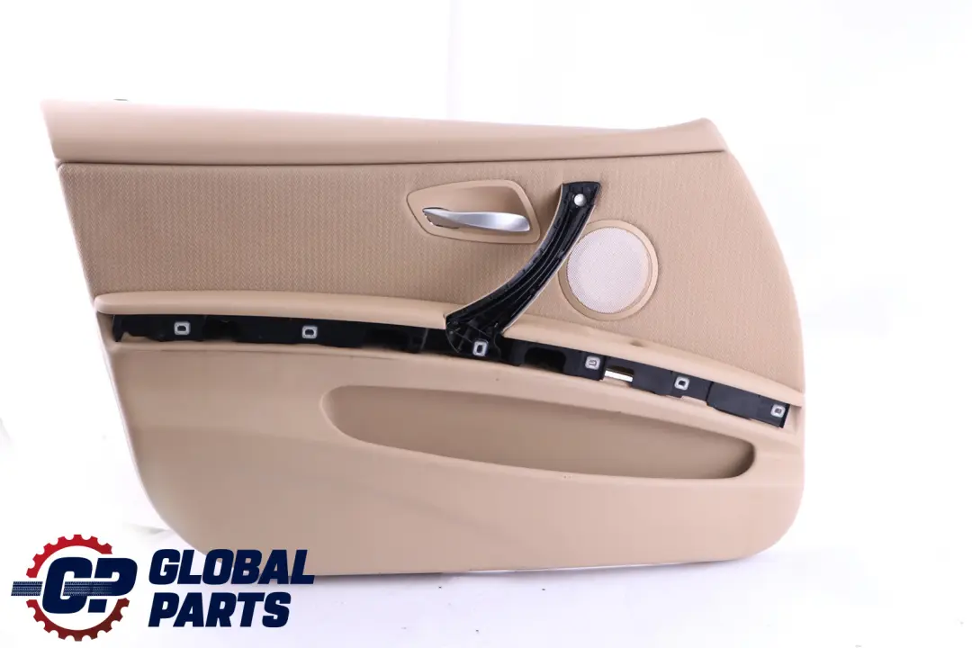 Front Left Door N/S Card Panel Beige Cloth Vertex to BMW 3 Series E90 E91 LCI 1 with Part number 9167799 BMW 3 Series E90 E91 LCI 1 Front Left Door N/S Card Panel Beige Cloth Vertex - SKU rhd-9167799-1 - Part number 9167799