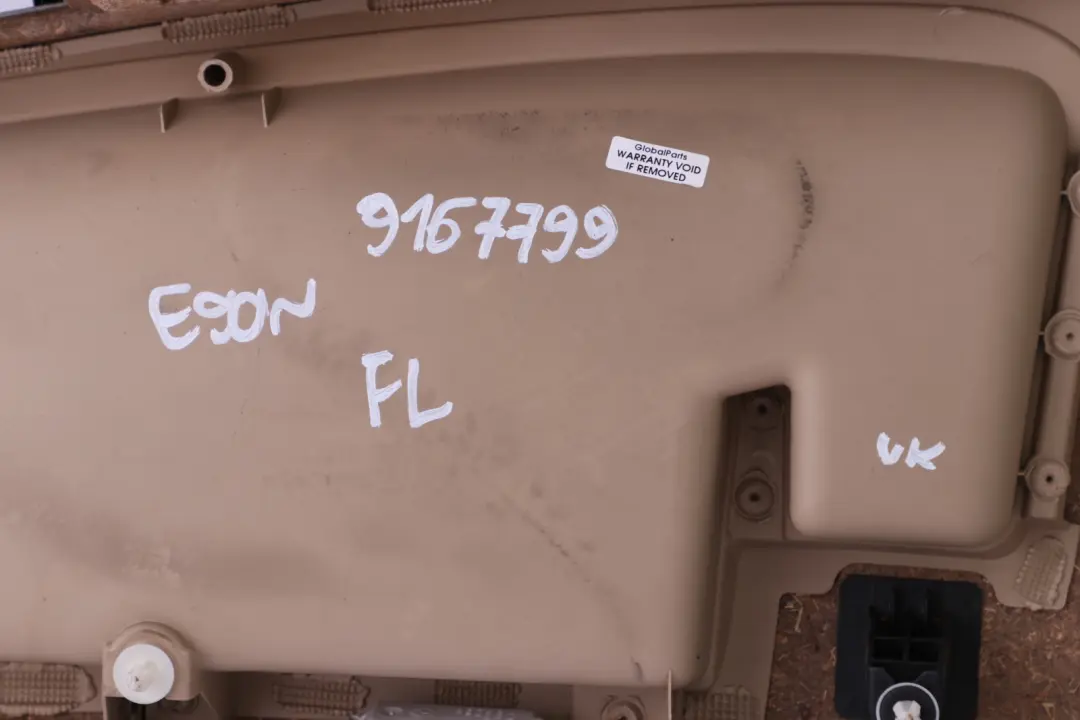 BMW 3 Series E90 E91 LCI Front Left Door Card N/S Beige Cloth Vertex Trim Panel - SKU rhd-9167799 - Part number 9167799