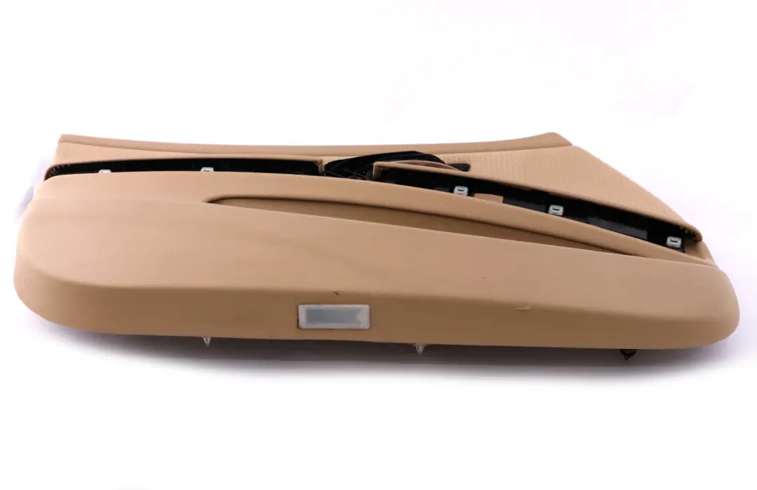 Front Left Door Card N/S Beige Cloth Vertex Trim Panel to BMW 3 Series E90 E91 LCI with Part number 9167799 BMW 3 Series E90 E91 LCI Front Left Door Card N/S Beige Cloth Vertex Trim Panel - SKU rhd-9167799 - Part number 9167799