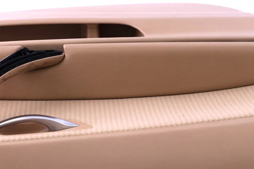 BMW 3 Series E90 E91 LCI Front Left Door Card N/S Beige Cloth Vertex Trim Panel - SKU rhd-9167799 - Part number 9167799