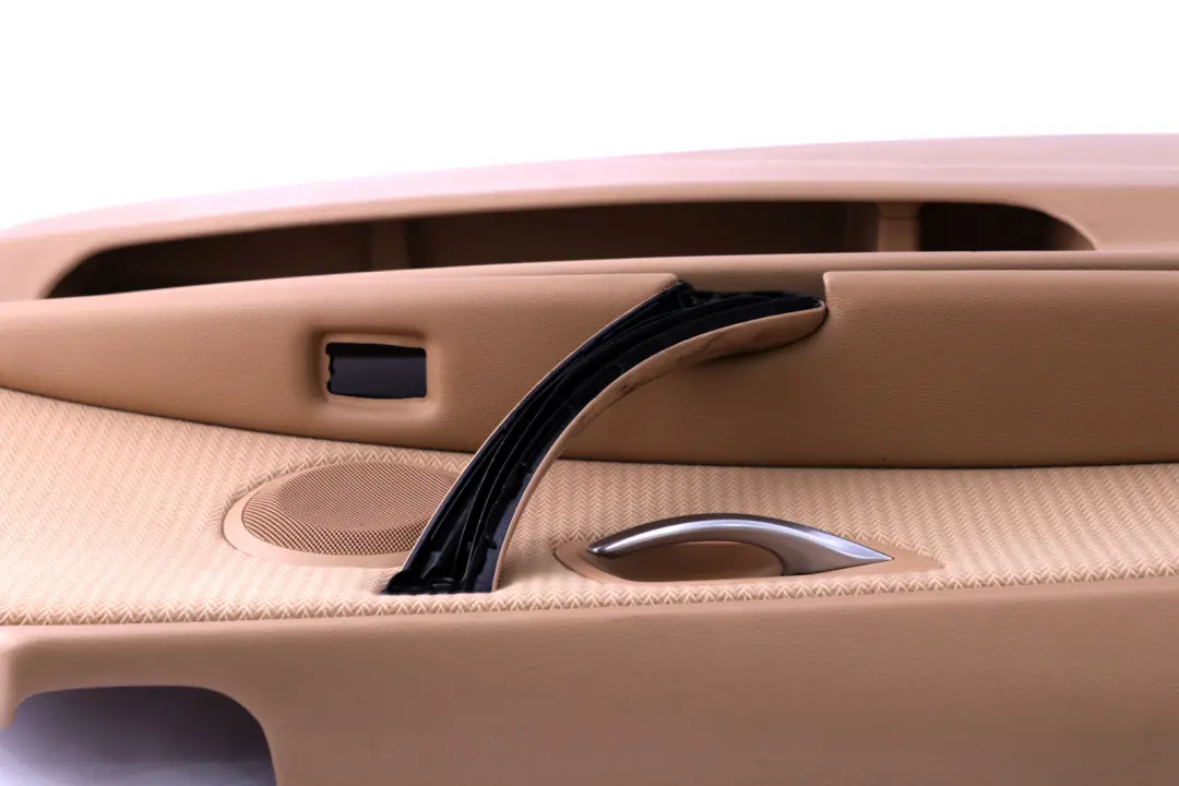 Front Left Door Card N/S Beige Cloth Vertex Trim Panel to BMW 3 Series E90 E91 LCI with Part number 9167799 BMW 3 Series E90 E91 LCI Front Left Door Card N/S Beige Cloth Vertex Trim Panel - SKU rhd-9167799 - Part number 9167799