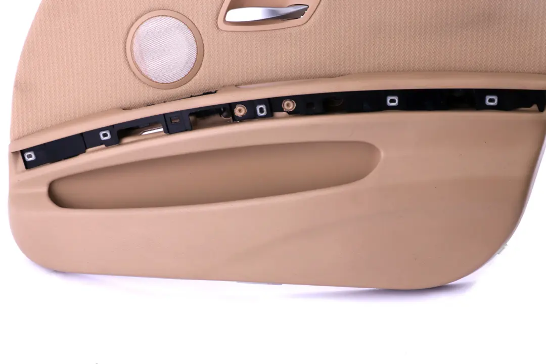 BMW 3 Series E90 E91 LCI Front Right Door Card O/S Beige Cloth Vertex Panel - SKU rhd-9167800 - Part number 9167800