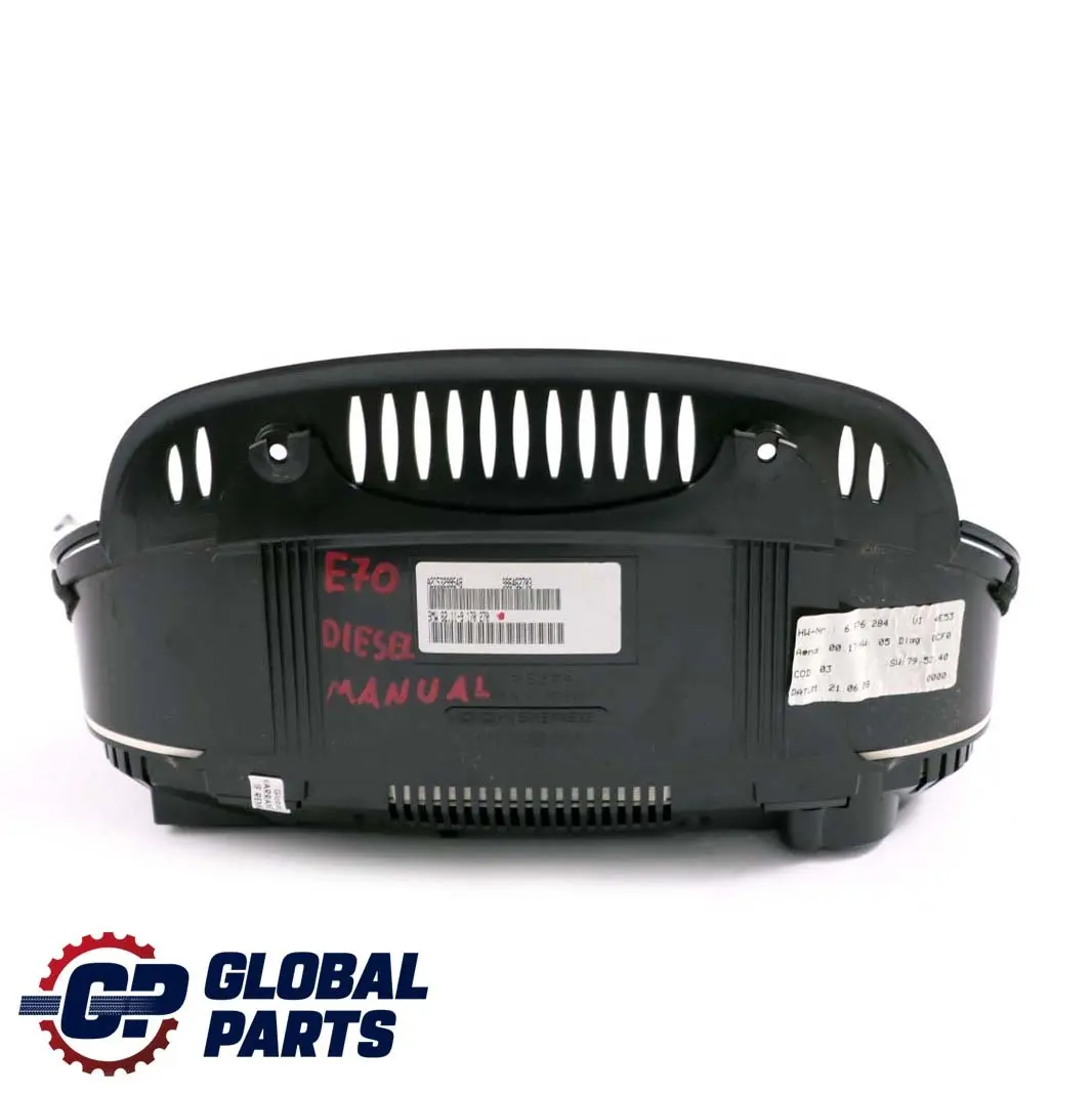 BMW X5 Series E70 Speedo Clocks Instruments Combination Manual Diesel - SKU rhd-9170270 - Part number 9170270