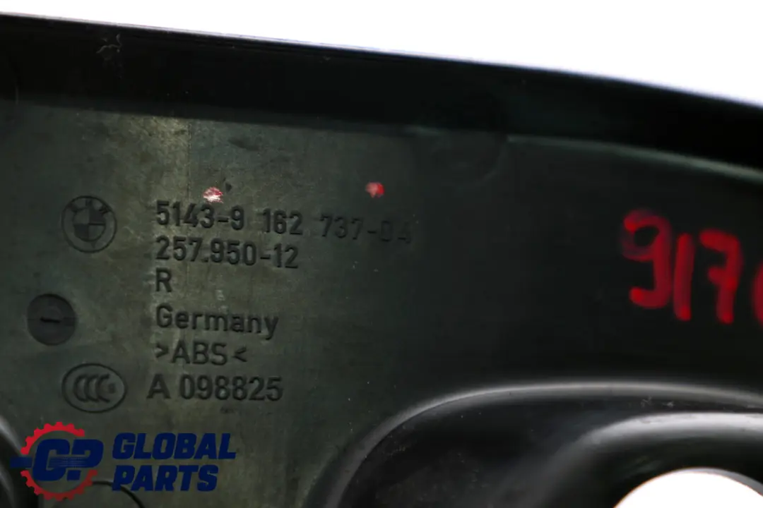 BMW 5 Series F10 F11 Lateral Trim Panel Bottom Front Left N/S Black 9162737 - SKU rhd-9176661 - Part number 9176661