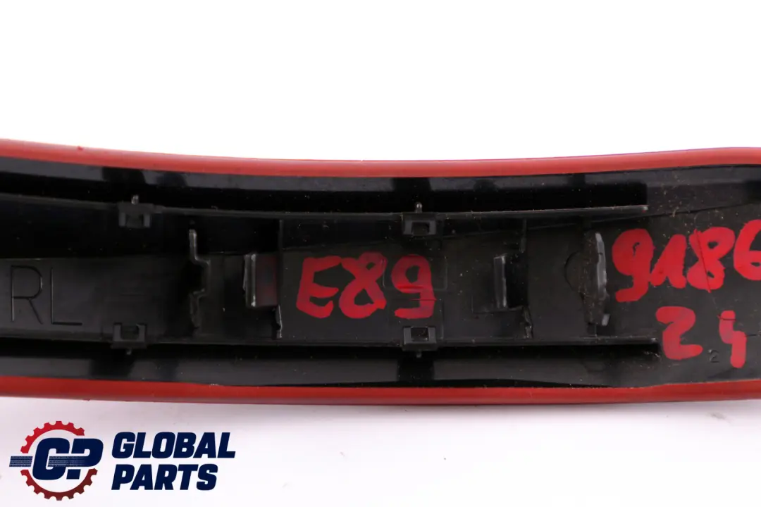 Door Cover Interior Handle Leather Left N/S Korallrot Red to BMW Z4 Series E89 with Part number 9186736 BMW Z4 Series E89 Door Cover Interior Handle Leather Left N/S Korallrot Red - SKU rhd- 9186736 - Part number 9186736