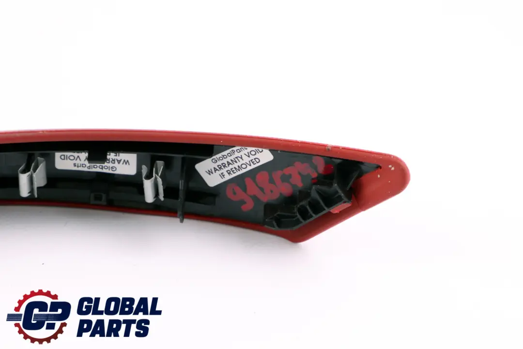 BMW Z4 Series E89 Door Cover Interior Handle Leather Left N/S Korallrot Red - SKU rhd-9186742 - Part number 9186742