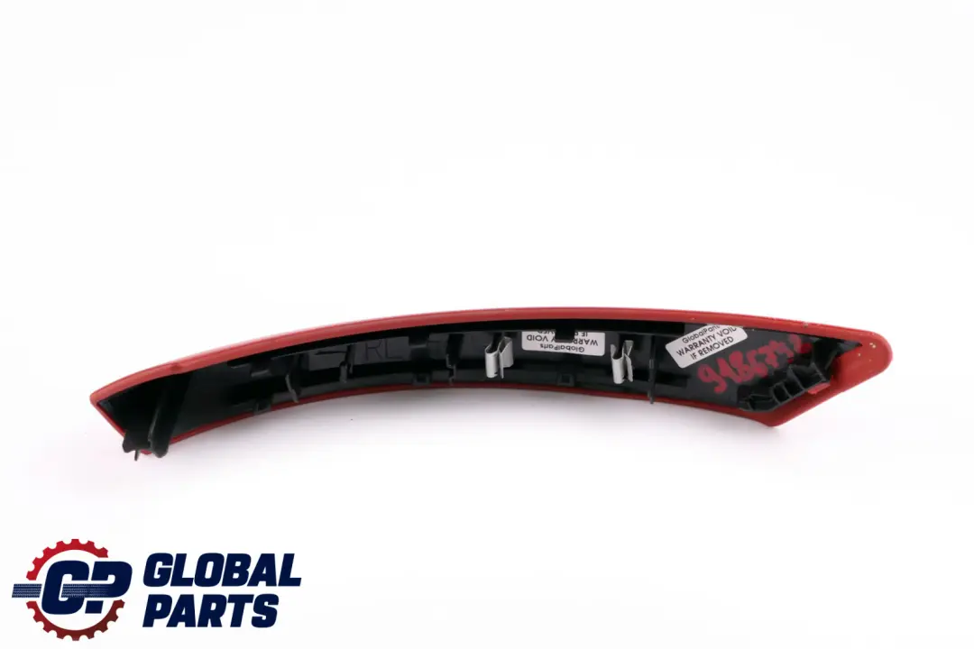 BMW Z4 Series E89 Door Cover Interior Handle Leather Left N/S Korallrot Red - SKU rhd-9186742 - Part number 9186742