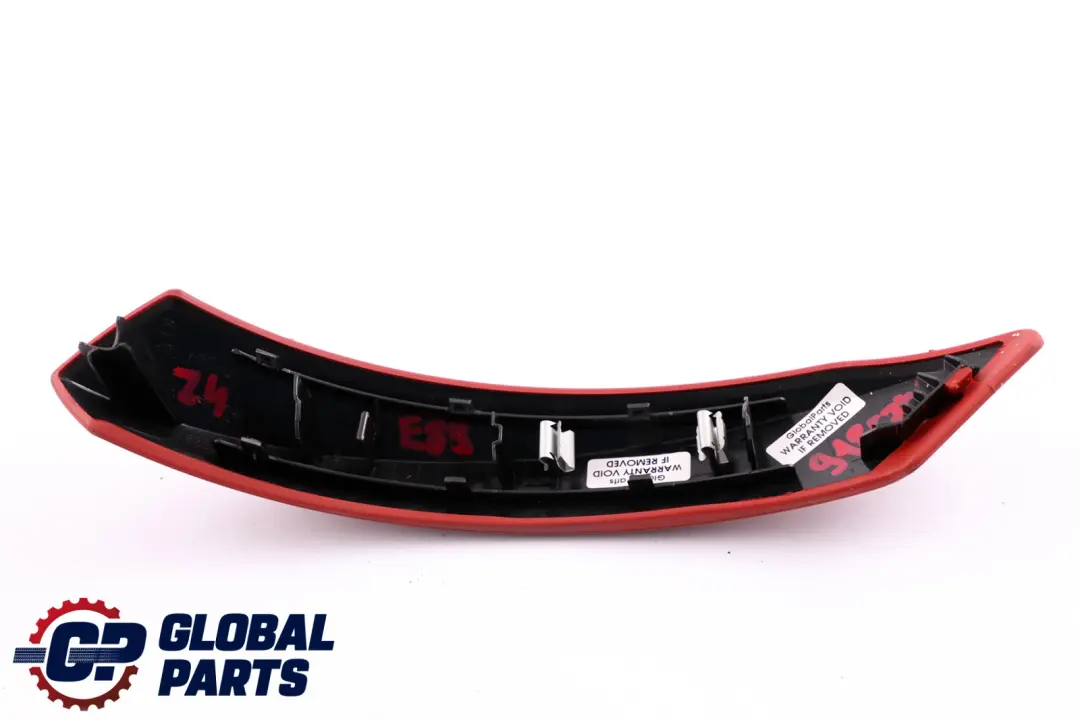 Door Cover Interior Handle Leather Left N/S Korallrot Red to BMW Z4 Series E89 with Part number 9186742 BMW Z4 Series E89 Door Cover Interior Handle Leather Left N/S Korallrot Red - SKU rhd-9186742 - Part number 9186742