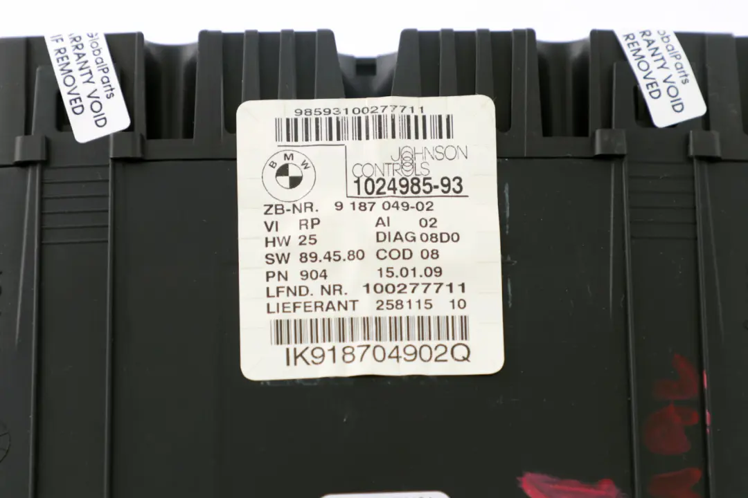 Speedo Clocks Instruments Combination 120d N47 9187049 to BMW 1 Series E81 E87 LCI with Part number 9141478 BMW 1 Series E81 E87 LCI Speedo Clocks Instruments Combination 120d N47 9187049 - SKU rhd-9187049 - Part number 9141478