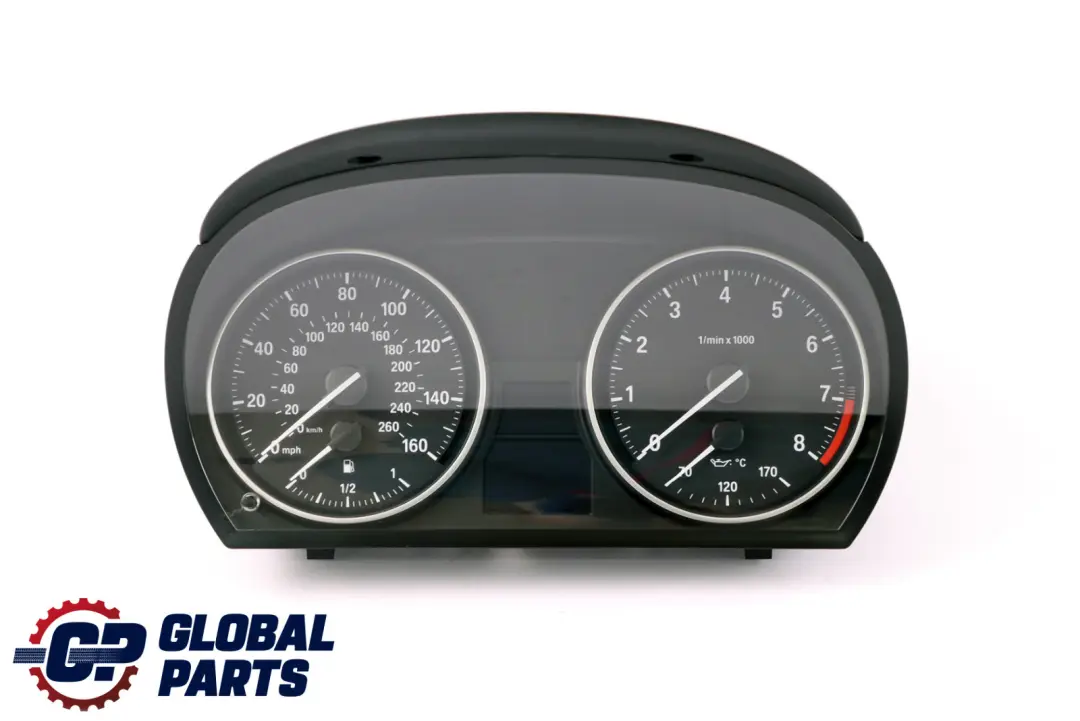Instrument Cluster Speedo Clocks MPH Manual to BMW E90 E91 E92 with Part number 9187083 BMW E90 E91 E92 Instrument Cluster Speedo Clocks MPH Manual - SKU RHD-9187083 - Part number 9187083