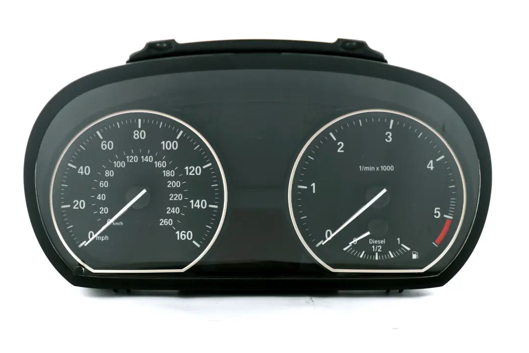 N47S Speedo Clocks Instruments MPH to BMW 1 SERIES E81 E82 E88 E87 123d with Part number 9187335 BMW 1 SERIES E81 E82 E88 E87 123d N47S Speedo Clocks Instruments MPH - SKU rhd-9187335 - Part number 9187335