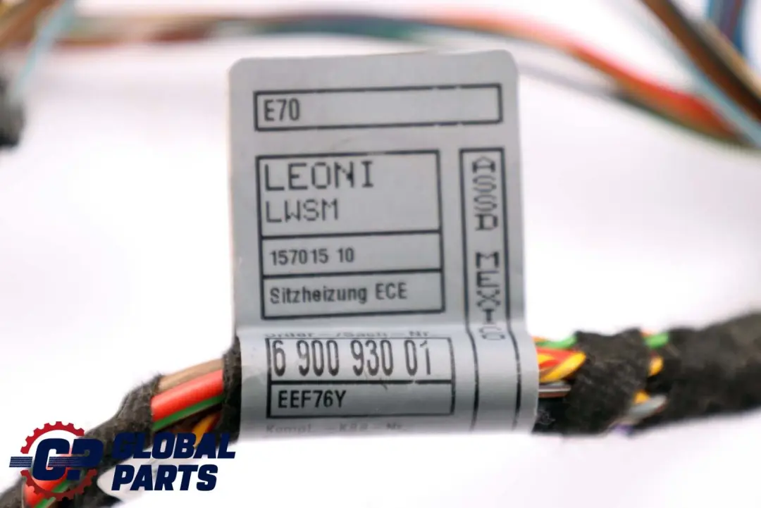 BMW X5 X6 Series E70 E71 Cable Loom Wiring Set Seat Driver's Side - SKU rhd-9188741 - Part number 9188741
