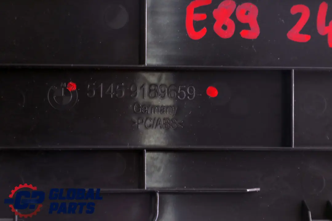 Trim Cover For Glove Box Bottom to BMW Z4 Series E89 with Part number 9189659 BMW Z4 Series E89 Trim Cover For Glove Box Bottom - SKU rhd-9189659 - Part number 9189659