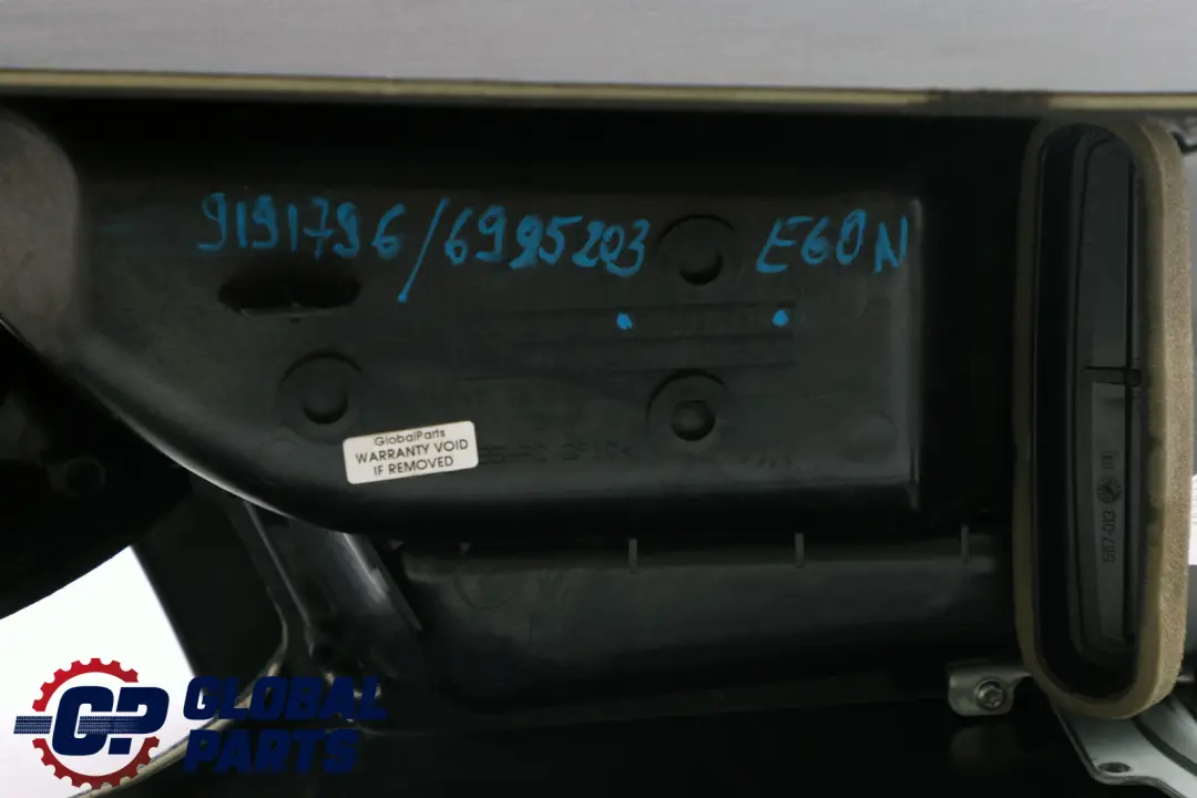 BMW 5 Series E60 E61 Black Centre Console Armrest Part - SKU rhd-9191796 - Part number 9191796