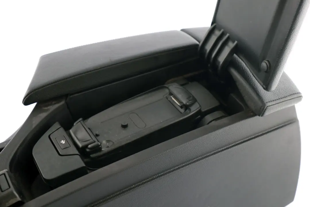 Centre Console Leather Armrest Part to BMW 5 Series E60 E61 1 Black with Part number 9191801 BMW 5 Series E60 E61 1 Black Centre Console Leather Armrest Part - SKU rhd-9191801-1 - Part number 9191801