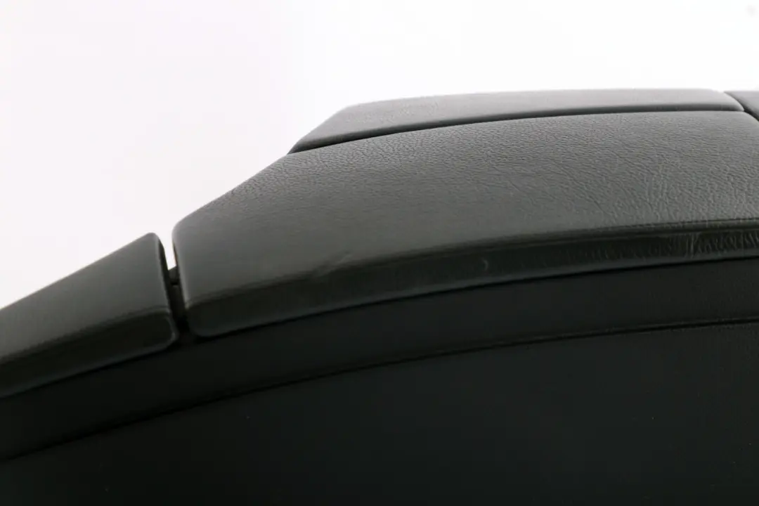 Centre Console Leather Armrest Part to BMW 5 Series E60 E61 4 Black with Part number 9191801 BMW 5 Series E60 E61 4 Black Centre Console Leather Armrest Part - SKU rhd-9191801-4 - Part number 9191801