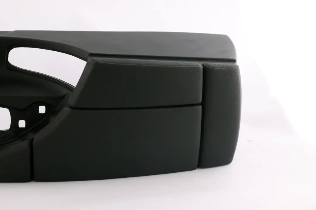 Split Slide Centre Console Leather Armrest Part to BMW 5 Series E60 E61 5 Black with Part number 9191801 BMW 5 Series E60 E61 5 Black Split Slide Centre Console Leather Armrest Part - SKU rhd-9191801-5 - Part number 9191801