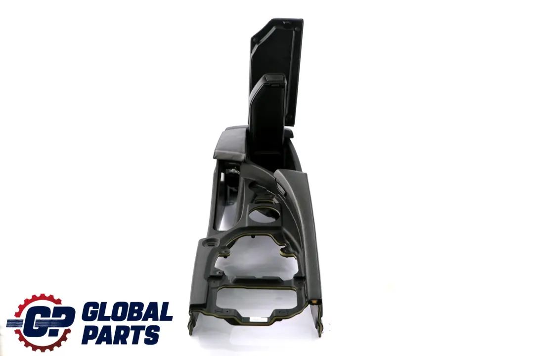 Split Slide Centre Console Leather Armrest Part to BMW 5 Series E60 E61 LCI Black with Part number 9191801 BMW 5 Series E60 E61 LCI Black Split Slide Centre Console Leather Armrest Part - SKU rhd-9191801-6 - Part number 9191801