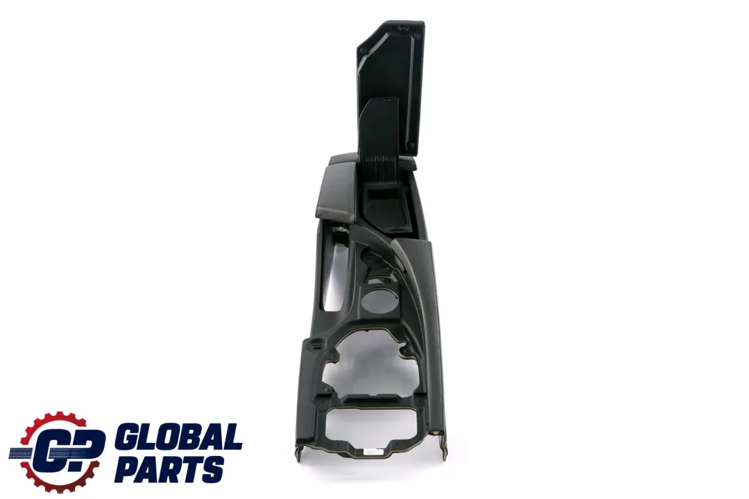 BMW 5 Series E60 E61 LCI Black Split Slide Centre Console Leather Armrest Part - SKU rhd-9191801-6 - Part number 9191801