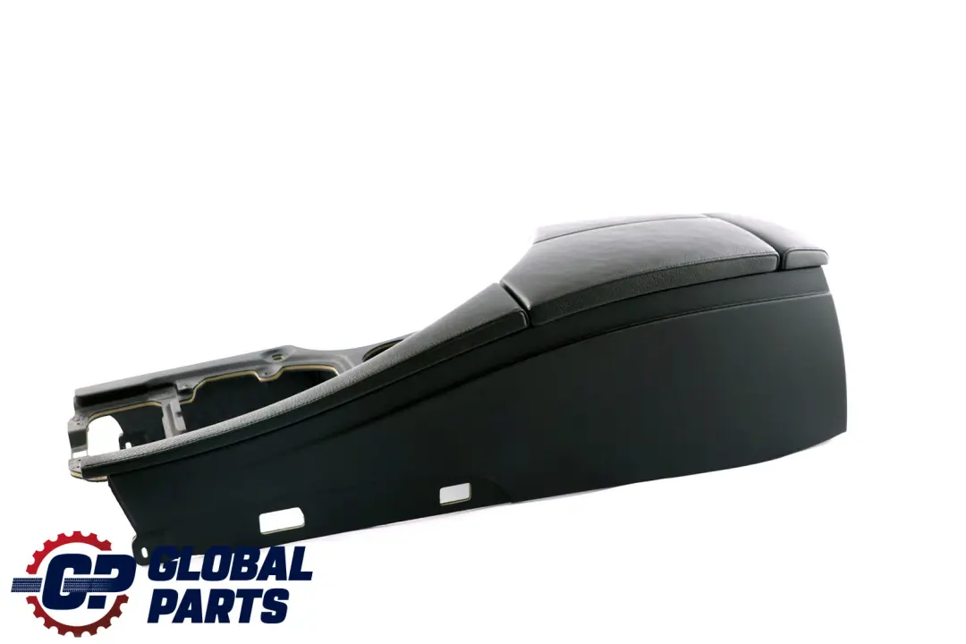 BMW 5 Series E60 E61 LCI Black Split Slide Centre Console Leather Armrest Part - SKU rhd-9191801-6 - Part number 9191801