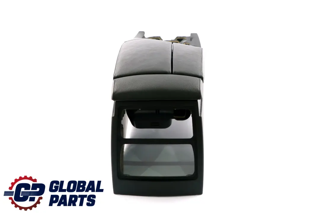 BMW 5 Series E60 E61 LCI Black Split Slide Centre Console Leather Armrest Part - SKU rhd-9191801-6 - Part number 9191801