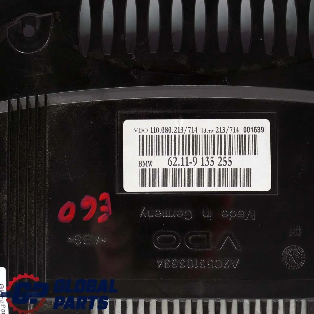 BMW 5 Series E60 E61 Instrument Cluster Speedo Clocks MPH Automatic - SKU rhd-9194882 - Part number 9194882