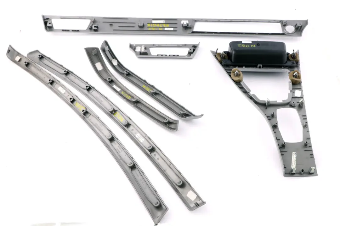 Set Trim Dashboard Console Strip Satin Silber Silver to BMW 3 Series E90 E91 LCI with Part number 9197278 BMW 3 Series E90 E91 LCI Set Trim Dashboard Console Strip Satin Silber Silver - SKU rhd-9197278 - Part number 9197278