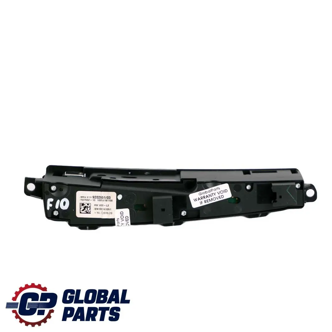Operating Unit Centre Console Switch to BMW 5 6 Series F10 F11 F12 with Part number 9202951 BMW 5 6 Series F10 F11 F12 Operating Unit Centre Console Switch - SKU rhd-9202951 - Part number 9202951
