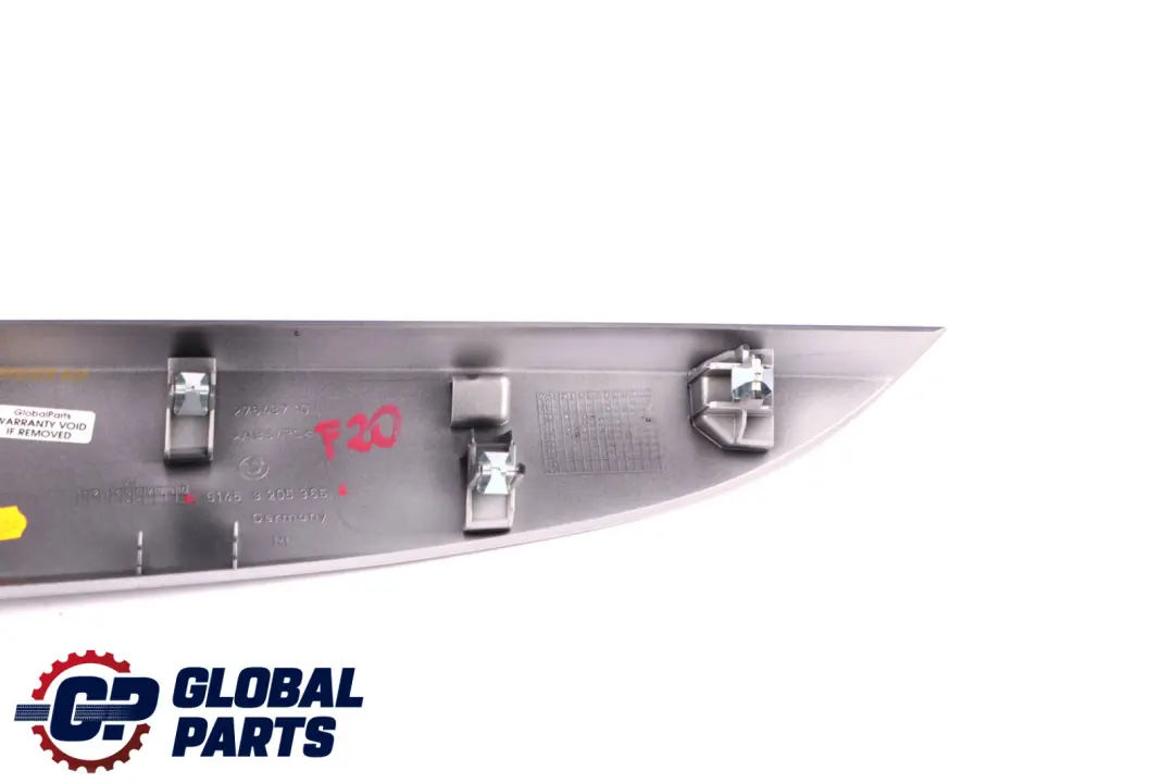 Interior Decor Trim Panel Dashboard Cover Satinsilber Silver to BMW 1 Series 1 F20 with Part number 9205366 BMW 1 Series 1 F20 Interior Decor Trim Panel Dashboard Cover Satinsilber Silver - SKU rhd-9205366-1 - Part number 9205366